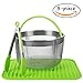 Springform Pan 4 Inch, Mini Cheesecake Pans Removable Bottom Cake Pans for Instant Pot 3 QT (8 inch)