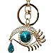 Bolbove Angel's Tears Keychain Teardrop Keyring Evil Eye Crystal Rhinestones Purse Pendant Handbag Charm