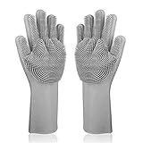 DUSA(TM)BBQ Oven Gloves For Cooking,Grilling,Baking 932°F Extreme Heat Resistant Oven Gloves (Red)