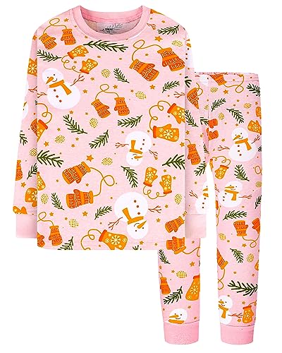 Girls Christmas Cotton Pajamas