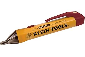 Klein Tools NCVT-2 Voltage Tester, Non-Contact Dual Range Voltage Tester Pen for Standard and Low Voltage, Outlet Tester