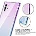 SALAWAT Galaxy Note 10 Plus Case, Clear Galaxy Note 10+ Case Cute Gradient Slim Phone Case Reinforced TPU Bumper Shockproof Protective Case for Samsung Galaxy Note 10 Plus 5G 6.8inch (Purple Blue)