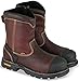 Thorogood GEN-Flex2 8” Side-Zip Wellington Pull On Work Boots for Men - Full-Grain Leather with Safety Toe, Storm Welt Construction, and Traction Outsole; EH Rated - 9 M US