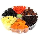 Premium Gourmet Dried Fruits Gift Basket, Large Tray Fresh and Natural