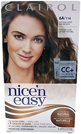 Nice 'n Easy Permanent Color, 6A/114 Natural Light Ash Brown 1 ea (Pack of 12)
