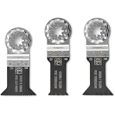 Fein Starlock E-Cut Combo Wood &amp; Metal Saw Blade Set | 3-Piece Kit for Precision Cutting, Includes (2) E-Cut Universal, (2) E-Cut Long-Life Saw Blade, 35222952140