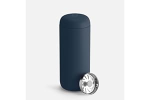 Fellow 16 oz Carter Move Travel Mug - Vacuum-Insulated Stainless Steel Travel Coffee Mug - Coffee Tumbler with Ceramic Interi