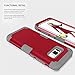 Galaxy S8 Plus Case, KAMII 3in1 [Shockproof] Drop-Protection Hard PC Soft Silicone Combo Hybrid Impact Defender Heavy Duty Full-Body Protective Case Cover for Galaxy S8 Plus (Dark Red+Grey)