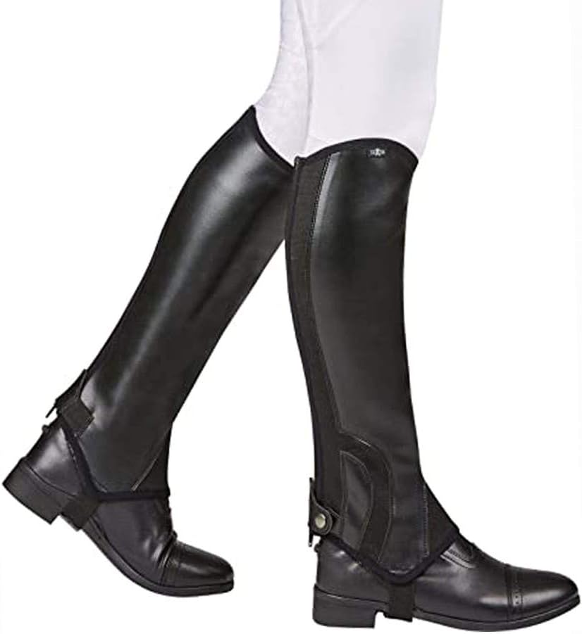 Childrens Equileather Half Chaps Boots 