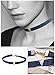 Astla Denim Jeans Choker Necklace Set - Various Styles, Shades & Width