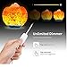 Himalayan Crystal Salt Lamp ,Lucktao USB Charge Adjustable with LED Dimmer Cord,Pure Salt Crystals in Glaze Bowl ,Relieve Stress Safety Salt Lamp,Holiday Gift lamp