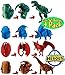 Hatch 'n Heroes Transforming Dinosaur Figures Tyrannosaurus (T-Rex), Triceratops, Pteranodon & Brachiosaurus Complete Gift Set Bundle - 4 Pack