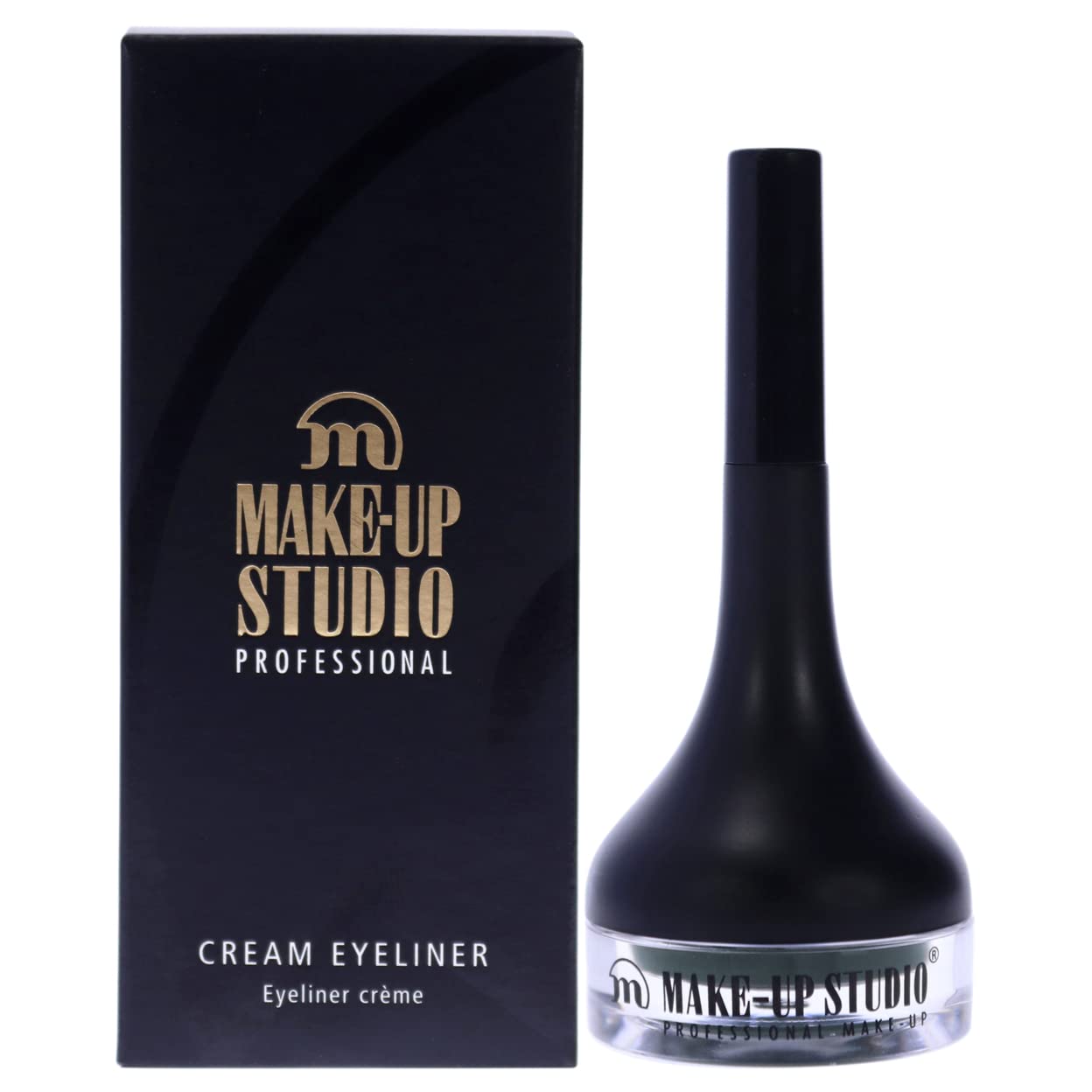 Make-Up Studio Cream Eyeliner with Brush - Green for Women 0.07 oz
