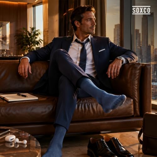 calze da uomo in cotone 43-46 Multicolore, Confezione da 12 Paia