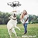 Drones with Camera-DBPOWER U818A Discovery FPV 720P HD WiFi Camera Drone,RC Quadcopters UAV for Beginners & Kids/Adults with 2 Batteries,Altitude Hold,Headless Mode,3D Flips,One Key Take Off/Landing