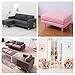 WEICHUAN Round Wooden Replacement Furniture Chair Ottoman Loveseat Coffee Table Cabinet Sofa Couch Legs 8 inch Heavy Duty (8