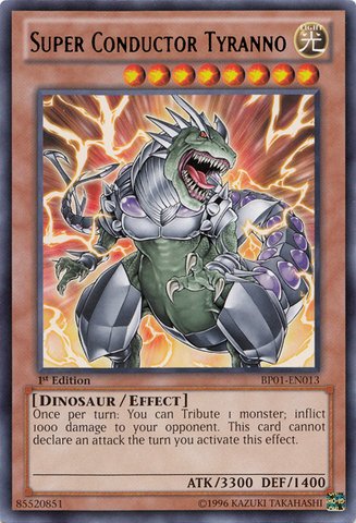 Yu-Gi-Oh! - Super Conductor Tyranno (BP01-EN013) - Battle Pack: Epic Dawn - 1st Edition - Rare