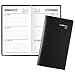 DayMinder Weekly Pocket Planner, 3 1/2 x 6 3/16, Black, 2018