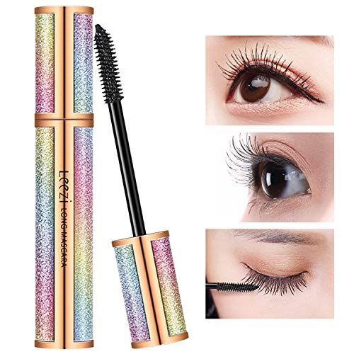4D Silk Fiber Lash Mascara for Longer, Thicker, Voluminous Eyelashes,Natural Waterproof Smudge-Proof, All Day Exquisitely Lush, Full, Long, Thick, Smudge-Proof Eyelashes by St. Mege