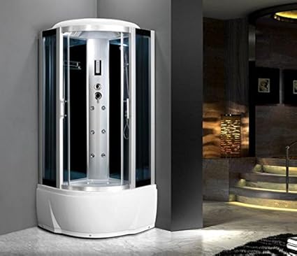 Cabina Idromassaggio 80x80 6 Getti Con Vasca Box Doccia