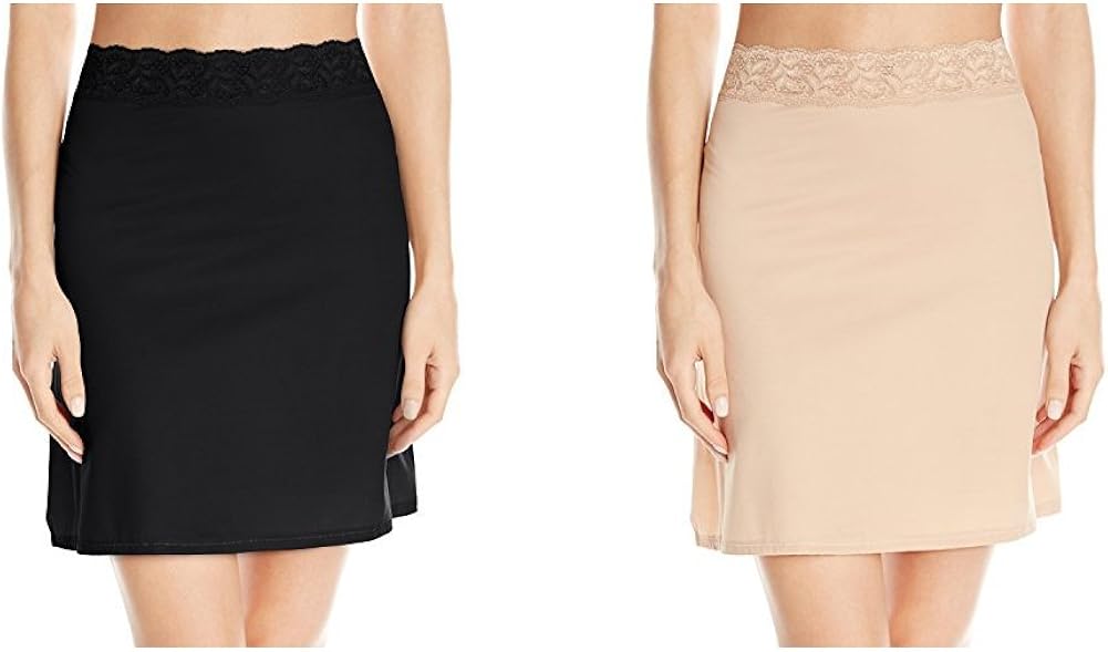 Vassarette Women's Adjustable Waist Half Slip 11073 at  Women’s Clothing store