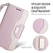 ProCase LG G6 Wallet Case for Women, Premium Leather Flip Folio Kickstand Case with Card Holder Wristlet Hand Strap, Folding Stand Protective Cover for LG G6 2017 -Pink