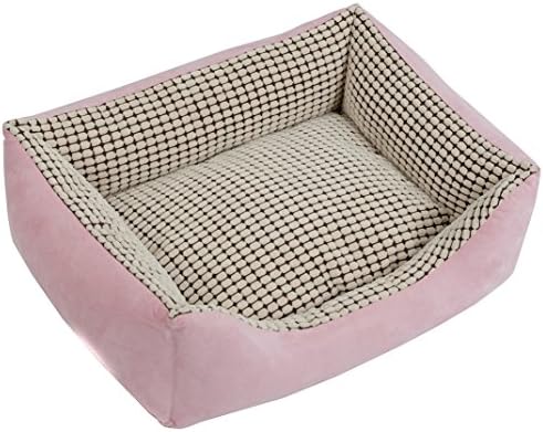 Favorite Ultra Soft Warm Pet Puppy Dog Cat Sleeping Bed with Removable Cushion