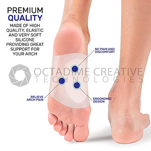 3 Gel+Arch+Support+Set+Fasciitis