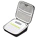 LTGEM Case Compatible with Brother P-Touch PTD220 Home/Office Everyday Label Maker, Black+Gray(Case Only)