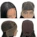 ALICE Lace Front Black Wig for Women, 22