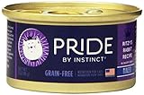 Nature's Variety Pride by Instinct Grain Free Ritzy's Rabbit Recipe Minced Canned Cat Food, 3 oz. Cans (Case of 24)