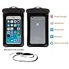 IPX6-Certified-Waterproof-Dry-Bag-Compression-Sack-Waterproof-Phone-Case-Roll-Top-Closure-2-Detachable-Shoulder-Straps-Kayaking-Snowboarding-Rafting-Boating-Hiking-Camping-Black