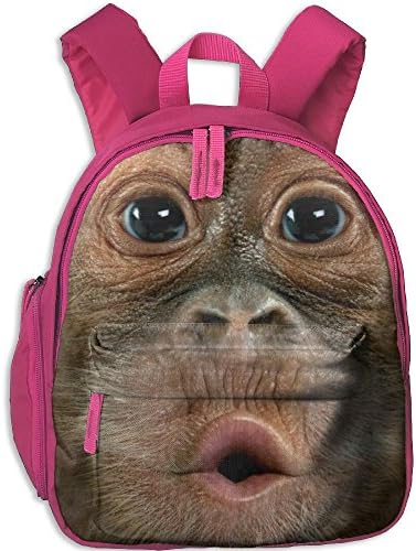 Teen Rucksack Student Book Boo Chimp Backpak School Bookbags Daypack Girl Boys Pink