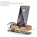 Apple Watch Stand, Universal 2 in 1 iPhone Stand/iwatch Stands, MZvul Bamboo Wood Charging Dock Station Cradle Holder for iPhone 7 7 plus & Apple Watch iWatch Series 1 (38mm 42mm)