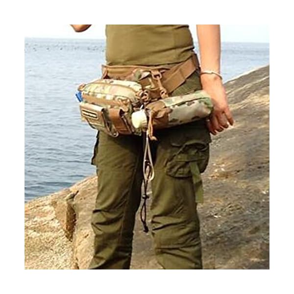 BLISSWILL-Outdoor-Multifunctional-Fishing-Tackle-Bag-Water-Resistant-Waist-Shoulder-Carry-Strap-Storage-Waist-Pack-Sling-Bag-Fishing-Gear-Storage-for-Fishing-Hunting-Climbing-Hiking