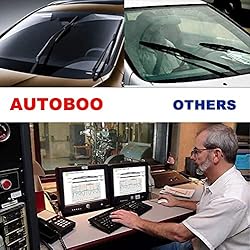 AUTOBOO 26"+17" Windshield Wipers with 14" Rear