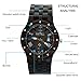 Ideashop Black Sandalwood Big Case Watches Luxury Movement QUARTZ Wood Watch With Date Calendar Unique Gift