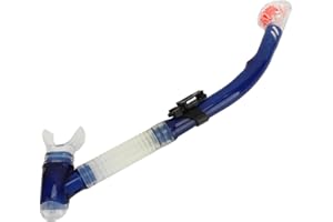 Diving Snorkel, PVC Silicone Full Dry Snorkel Easy Breath Strong Sealing Snorkeling Gear for Freediving, Swimming and Scuba D