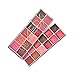 Long Lasting Waterproof Red Brown Lip Gloss Liquid Cream Lip gloss Lipsticks Palette (#1)