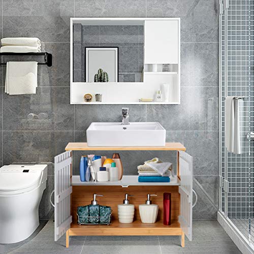 3 Tangkula+Bathroom+Freestanding+Organizer+Pedestal