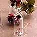 Swity Home 60 Pack Glass 2 inch 10 ml Decorative Bottles for Arts & Crafts, Projects, Set of 60
