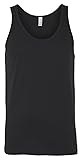 Bella Canvas Unisex Jersey Tank, Medium, Black