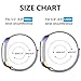 POY For Fitbit Alta Bands/For Fitbit Alta HR Bands, Stainless Steel Milanese Loop Metal Replacement Bracelet Strap with Unique Magnet Lock for Fitbit Alta/Fitbit Alta HR, Large Colorful