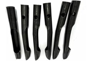 6-Pack Metal Aerator Tines For Ryan 522361, For Exmark 121-4894, For Blue-bird 424 530A, For Toro 30 Stand-On, 12 Spoon Desig