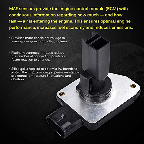 FAERSI Mass Air Flow Meter Sensor MAF 2133428 19112543 AFH50M05 Replacement for Buick Chevy