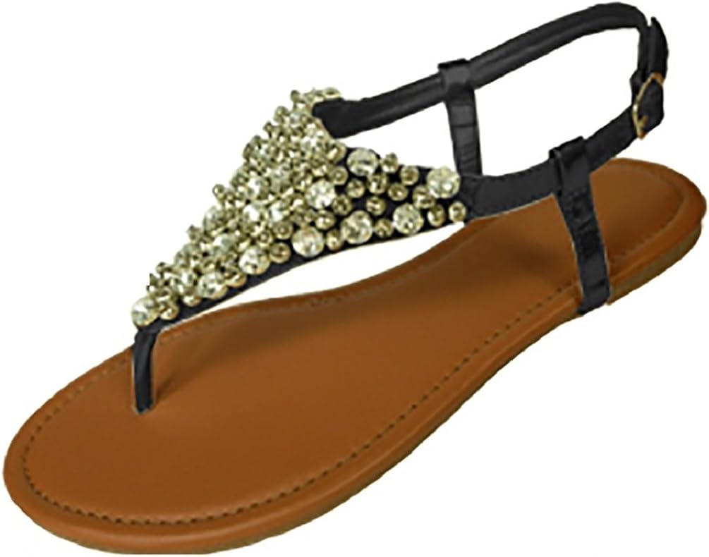 iridescent rhinestone sandals