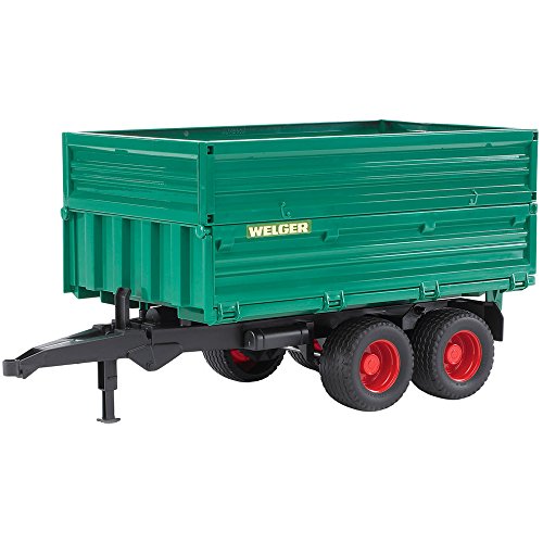 Double axel tipping trailer removable top