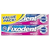 Fixodent Complete Original Denture Adhesive Cream Twin Pack 2.4 Oz each