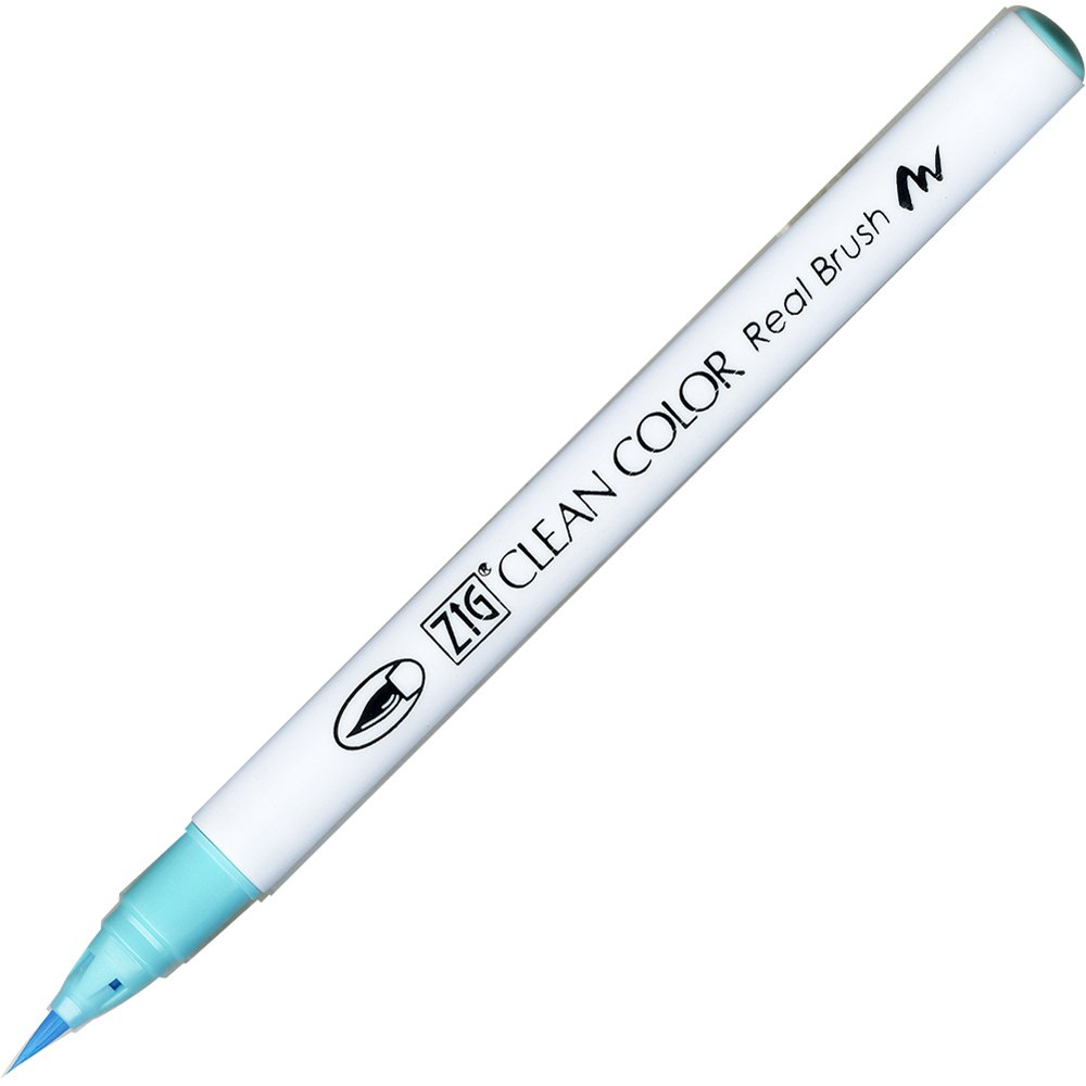 Zig Clean Color Real Brush Marker Pen 036 Light Blue