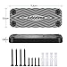 Gun Magnet Mount - Adorime 43 Lbs Rated Rubber Coated Magnetic Gun Mount Holster for Car, Home, Pistol, Air Gun, Revolver, Handgun, Shotgun, Rifle